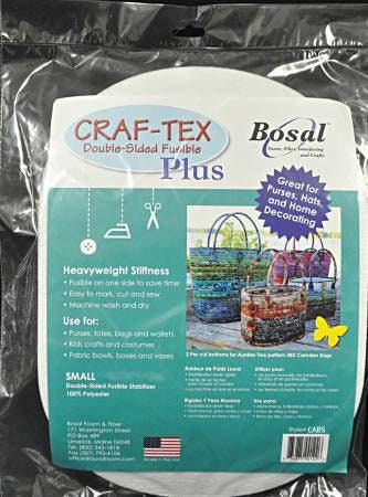 Craft-Tex Double-Sided Fusible Plus by Bosal for the Little Poppins Bag Pattern or Camden Bag