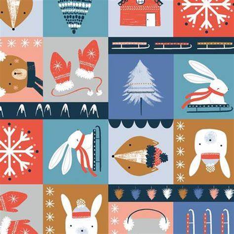Animals by Sarah Knight for Dashwood Studios Snow Much Fun Line