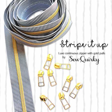 Sew Quirky Stripe It Up Zipper