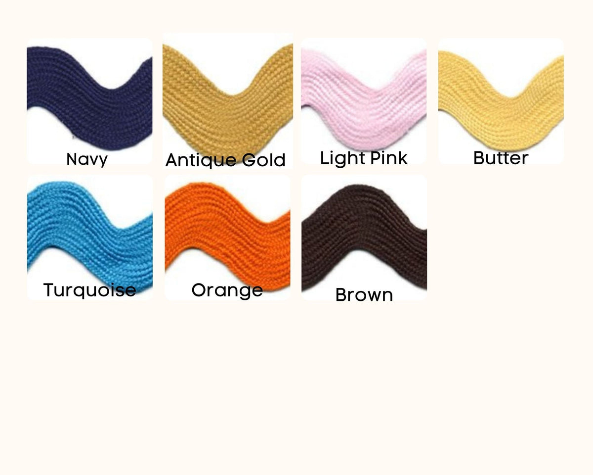 Cheep Trims Jumbo (1 1/2 in.) Ric Rac Sold by the Yard (Multiple Colors)