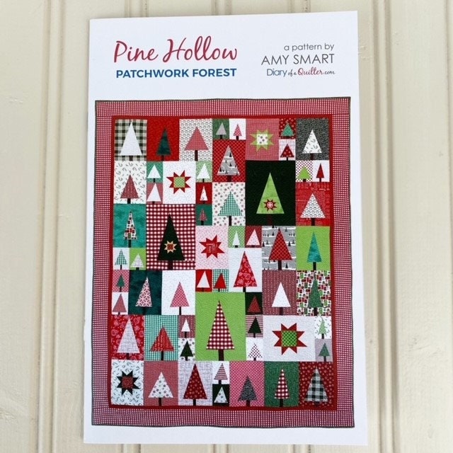 Pine Hollow Patchwork Forest Quilt Pattern by Amy Smart (Physical Copy)