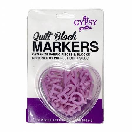 Quilt Block Markers (Misty Lilac) by Gypsy Quilter