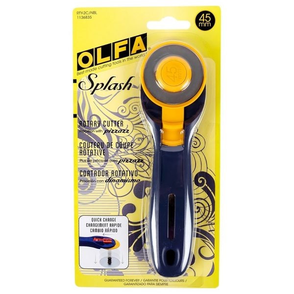 Olfa 45mm Rotary Cutter Navy Color