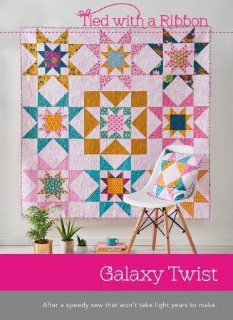Galaxy Twist Quilt Pattern by Tied with a Ribbon (Physical Copy)