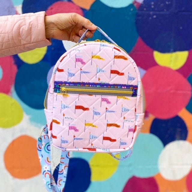 Exclusive Violet Backpack Kit with Univeral Love Fabric