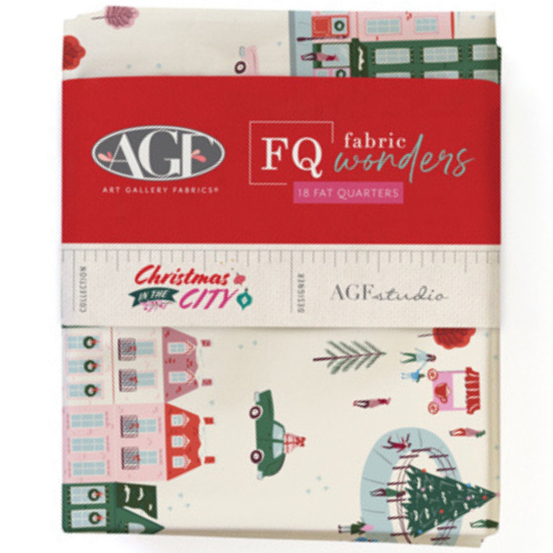 Christmas in the City Fat Quarter Bundle by Art Gallery Fabrics (18 fat quarters)