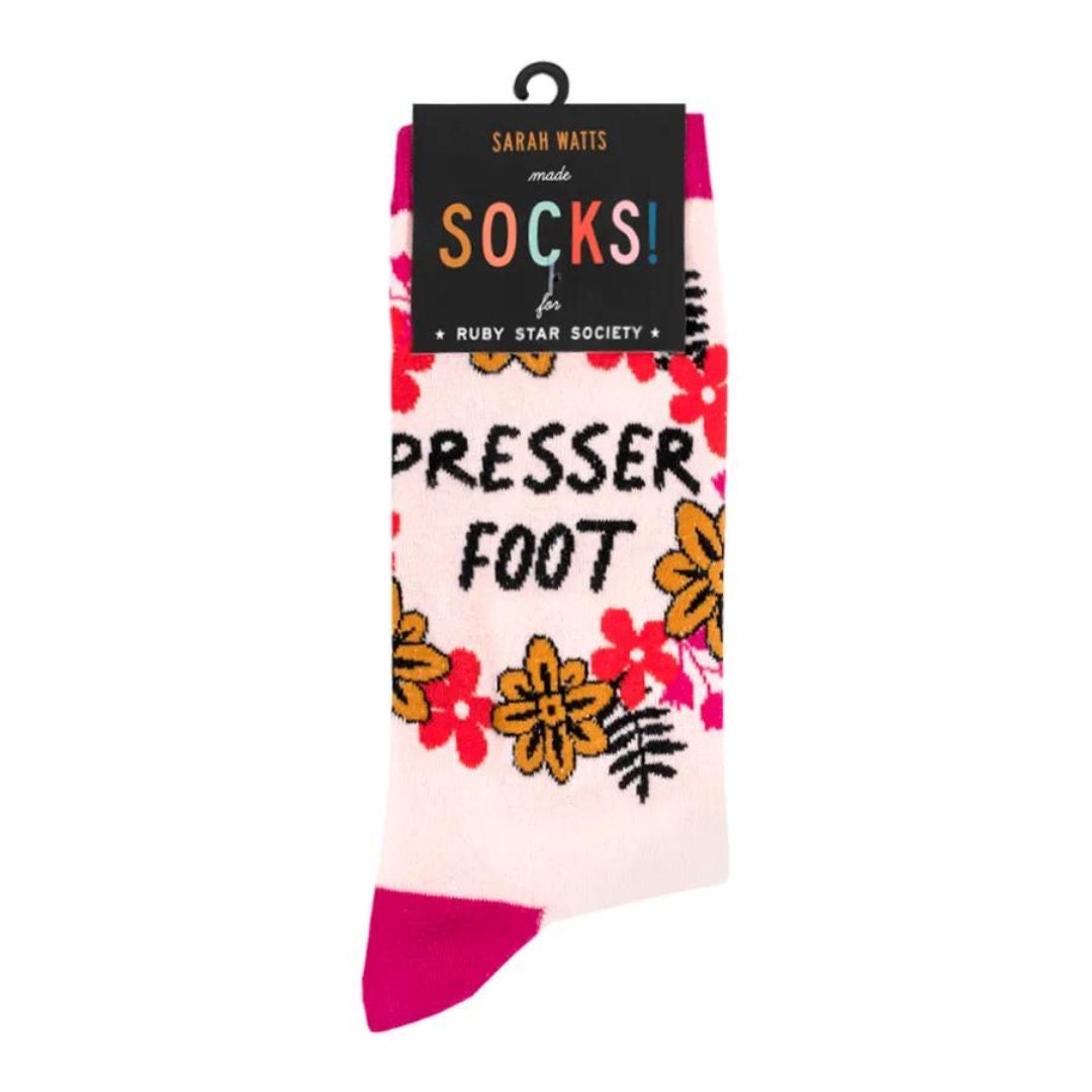 Pressure Foot Socks by Sarah Watts for Ruby Star Society
