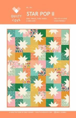Star Pop 2 Quilt Pattern by Quilty Love (Physical Copy)
