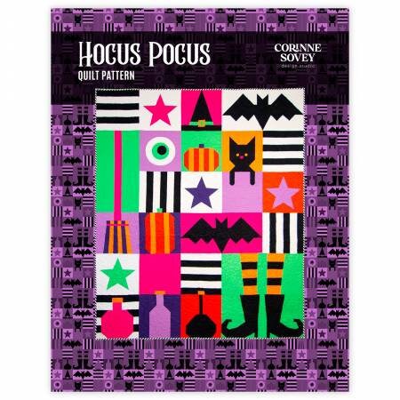 Hocus Pocus Quilt Pattern by Corinne Sovey (Physical Copy)