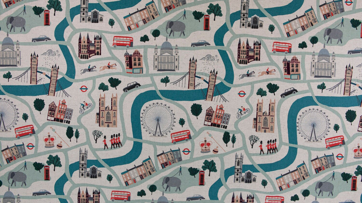 London Town Natural Unbleached Canvas by Cotton and Steel