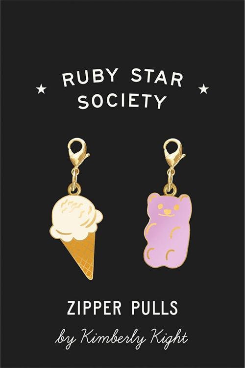 Kimberly Kight Zipper Pulls for Ruby Star Society