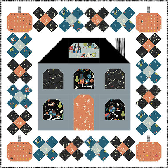 Main Orange by Jill Howarth for Riley Blake Designs Tiny Treaters Line