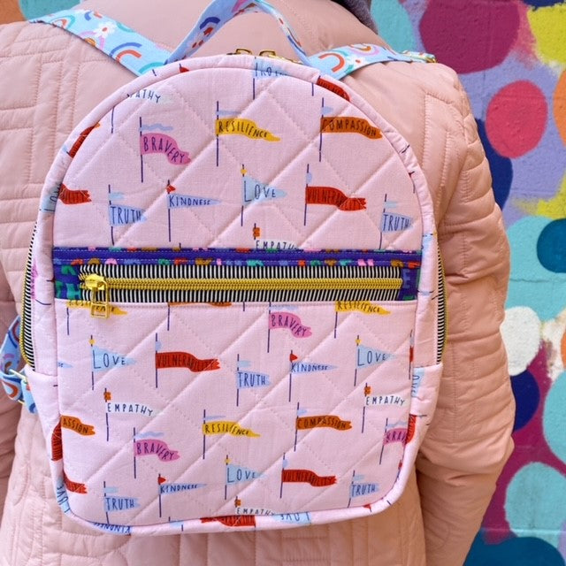 Patterns by Annie-Back at Ya Mini Backpack Purse